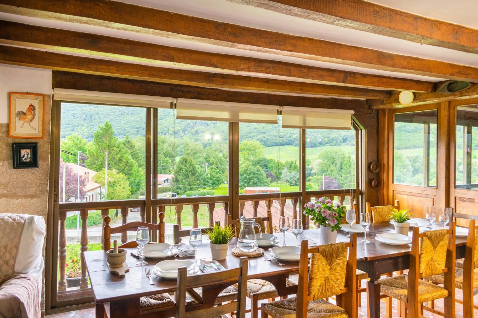 Casa Rural Arotzenia, Hogar Rustico En Pleno Valle De La Ulzama Lizaso Exteriör bild